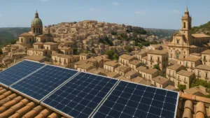 Impianto fotovoltaico a Ragusa con incentivi CER e PNRR