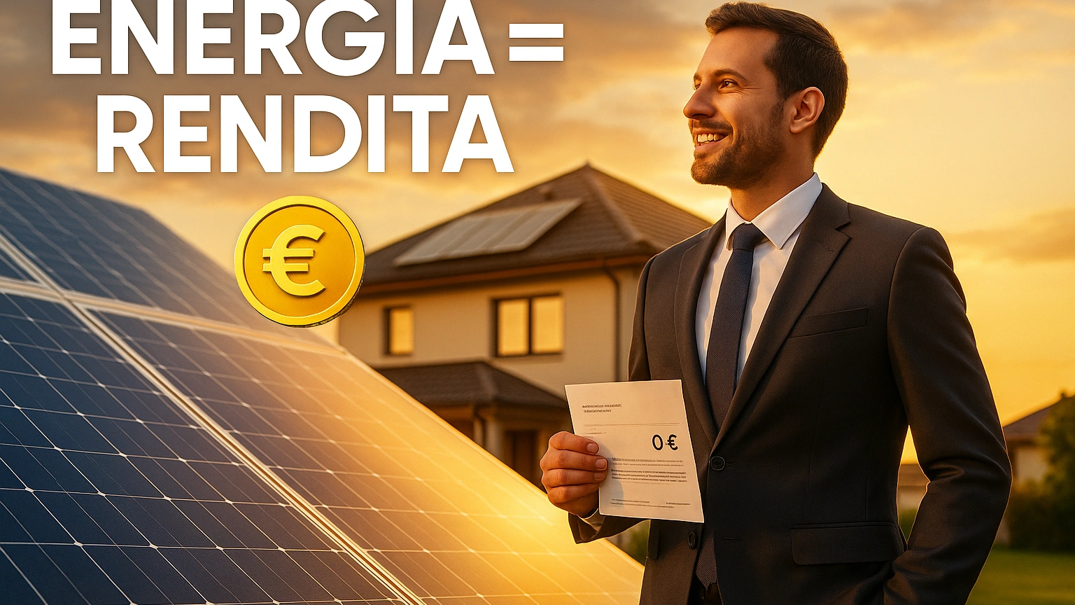 impianto fotovoltaico industriale con rendita garantita Green Mood Italia