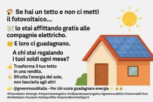 Impianto fotovoltaico sul tetto - Green Mood Italia