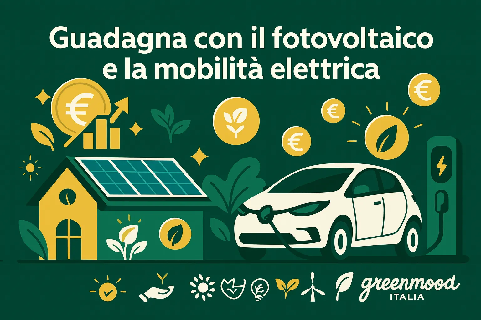 Guadagna con il fotovoltaico e la mobilità elettrica Green Mood Italia