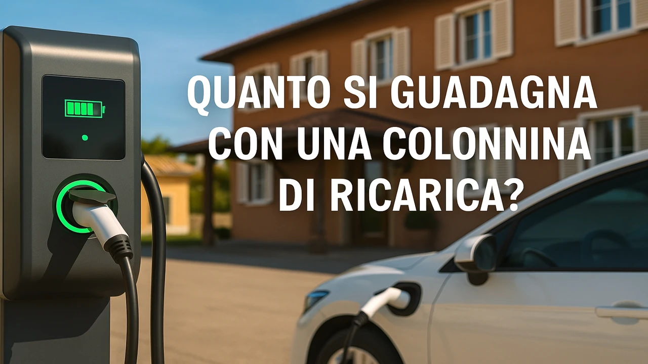 Quanto si guadagna con una colonnina di ricarica per auto elettriche
