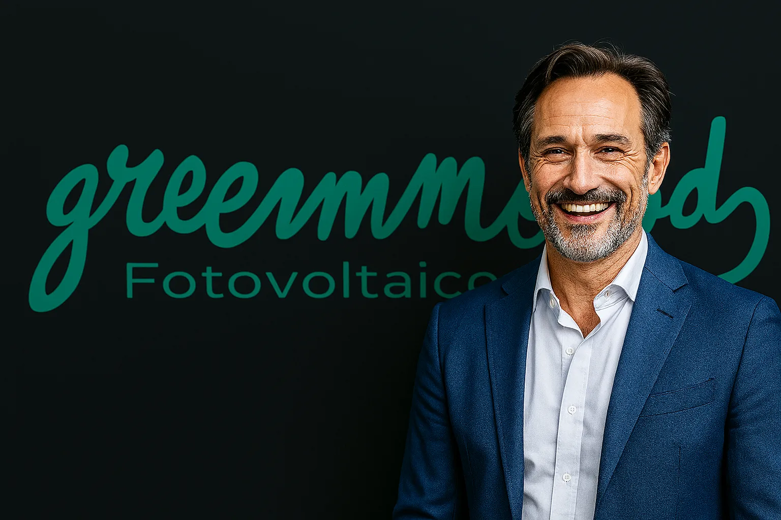 Imprenditore con assicurazione impianto fotovoltaico Green Mood