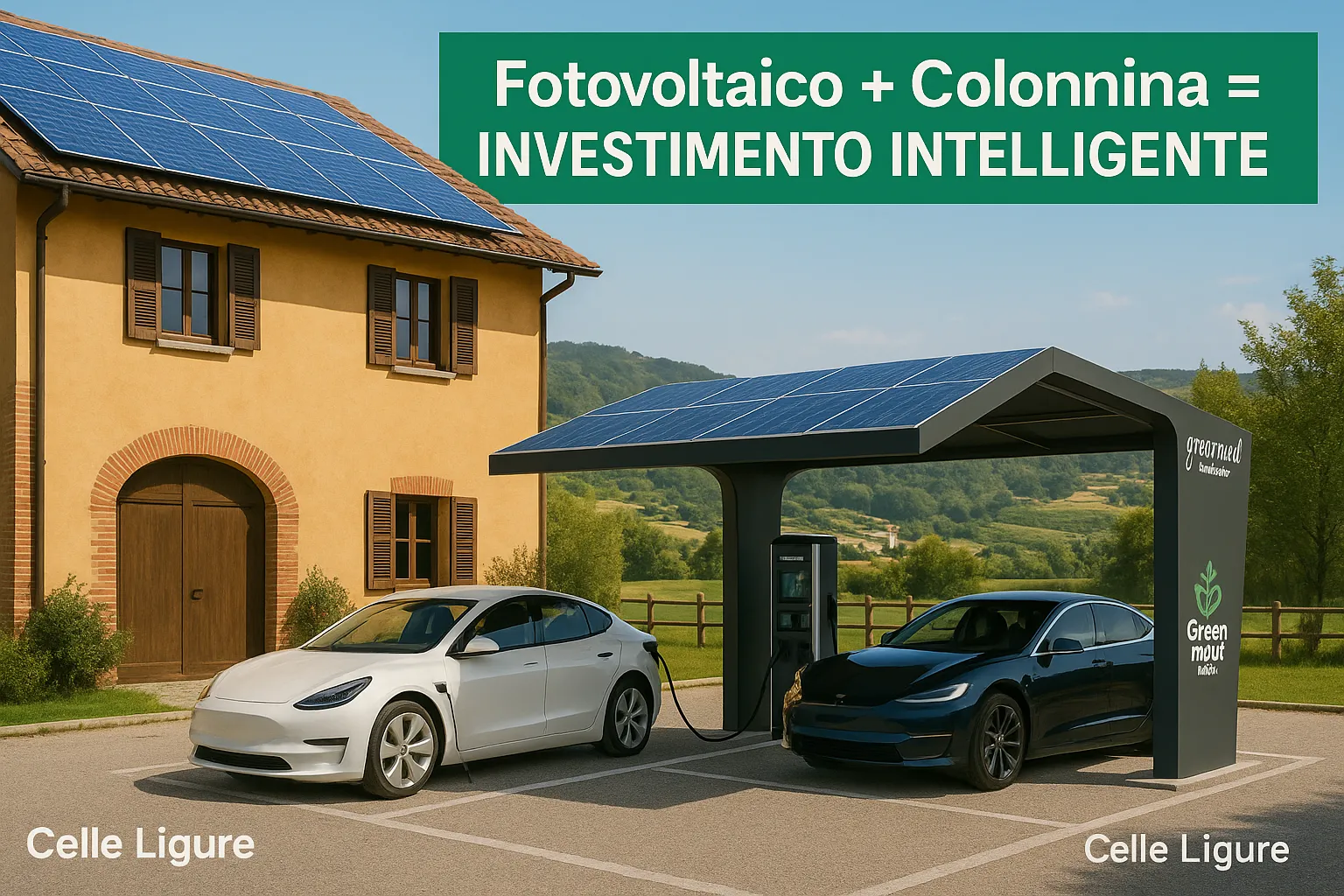Agriturismo con fotovoltaico a Celle Ligure