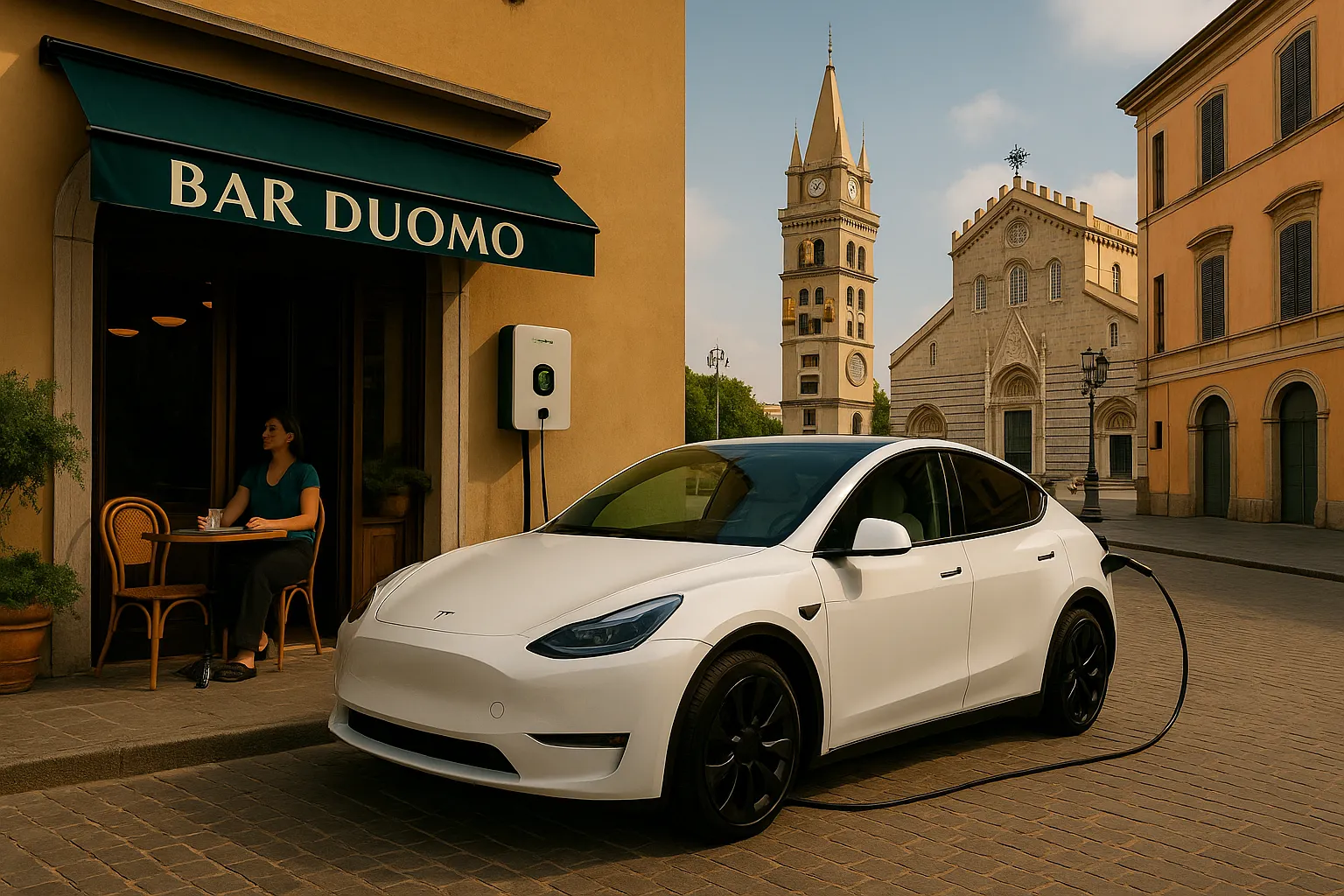 Colonnine EV installate a Vercelli in zona centrale