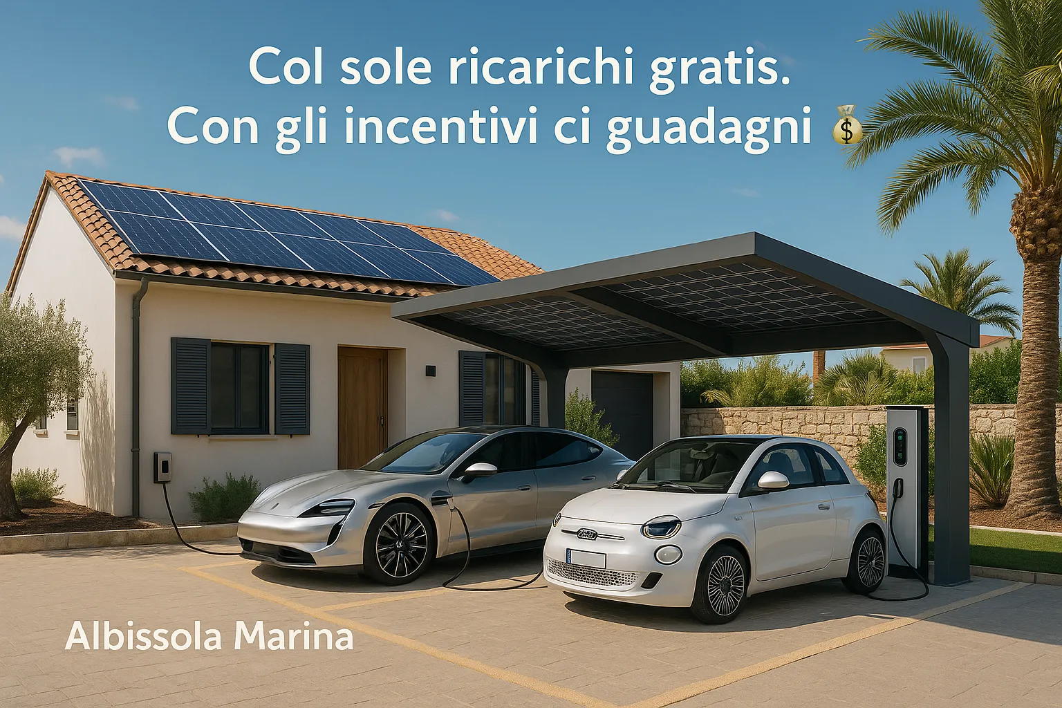 Impianto fotovoltaico moderno ad Albissola Marina