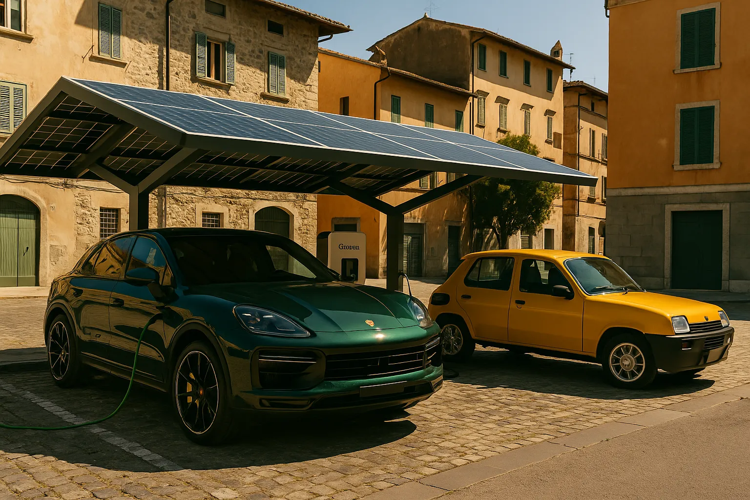 ROI e guadagni stimati colonnine EV a Frosinone