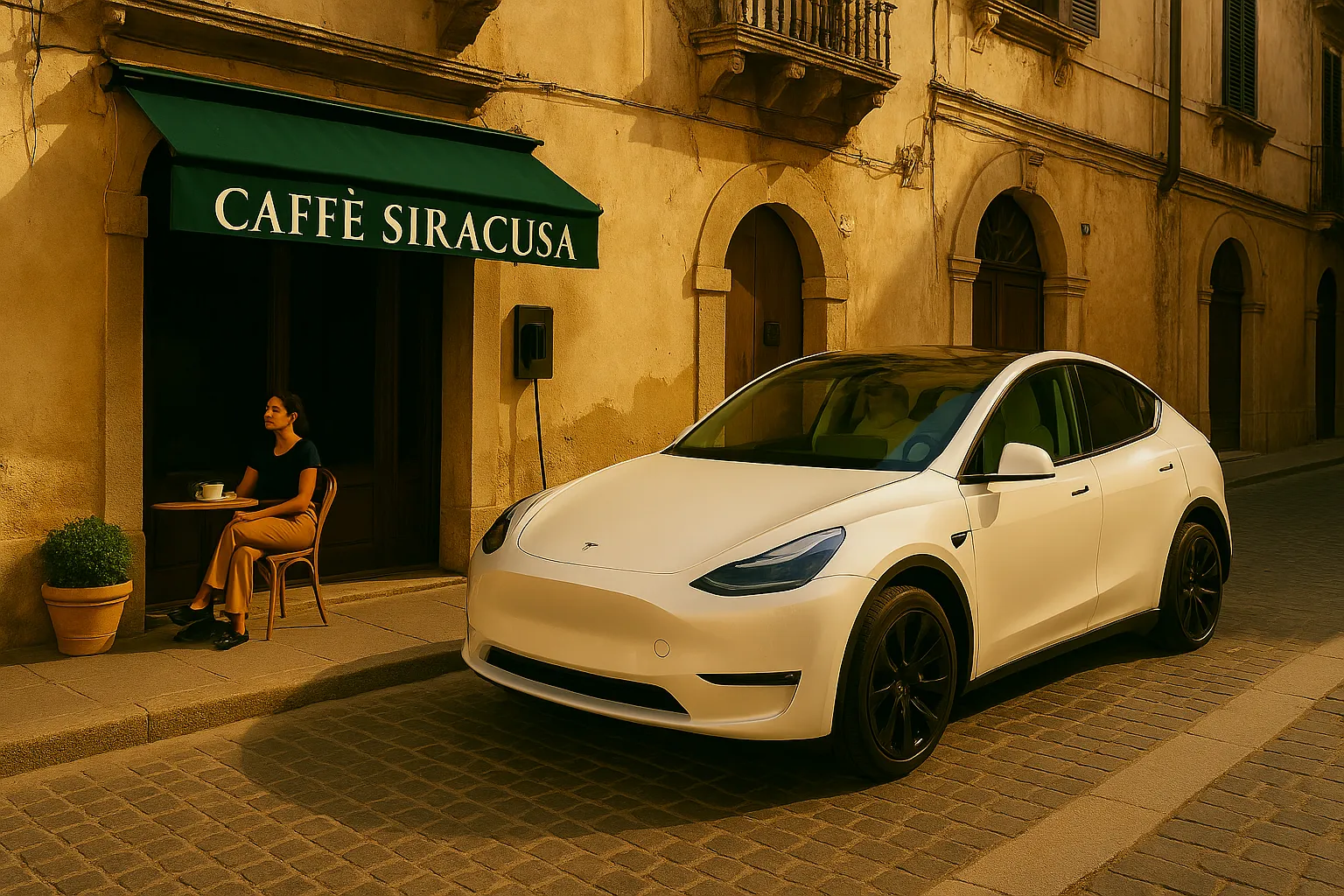 Colonnine EV installate a Siracusa in zona centrale