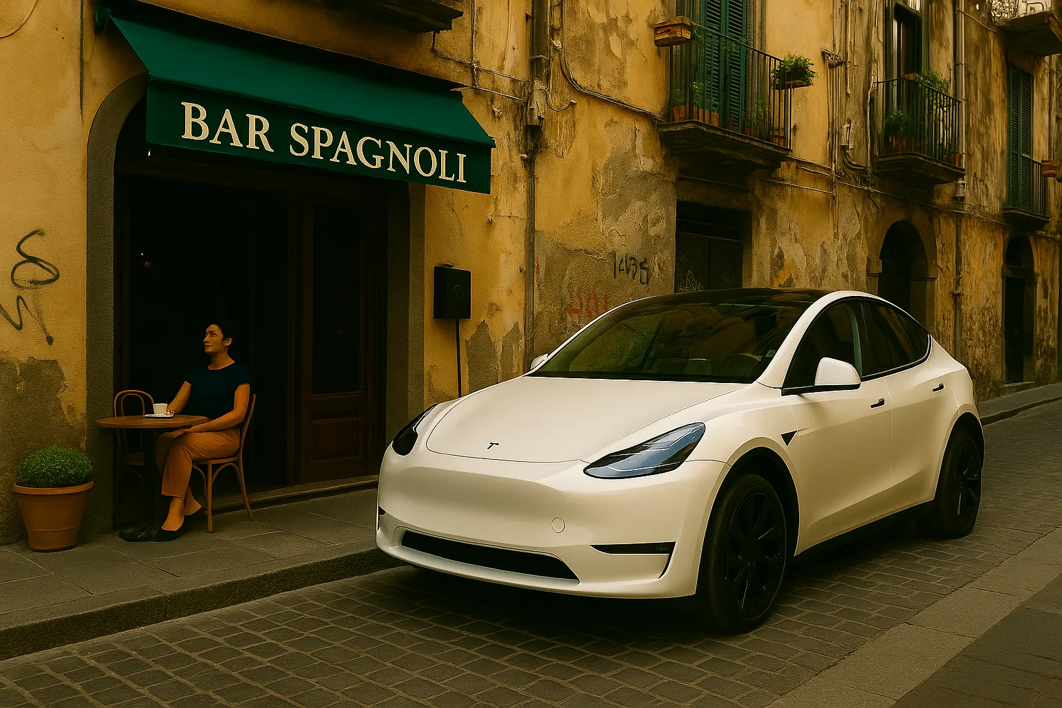 Colonnine EV installate a Napoli in zona centrale