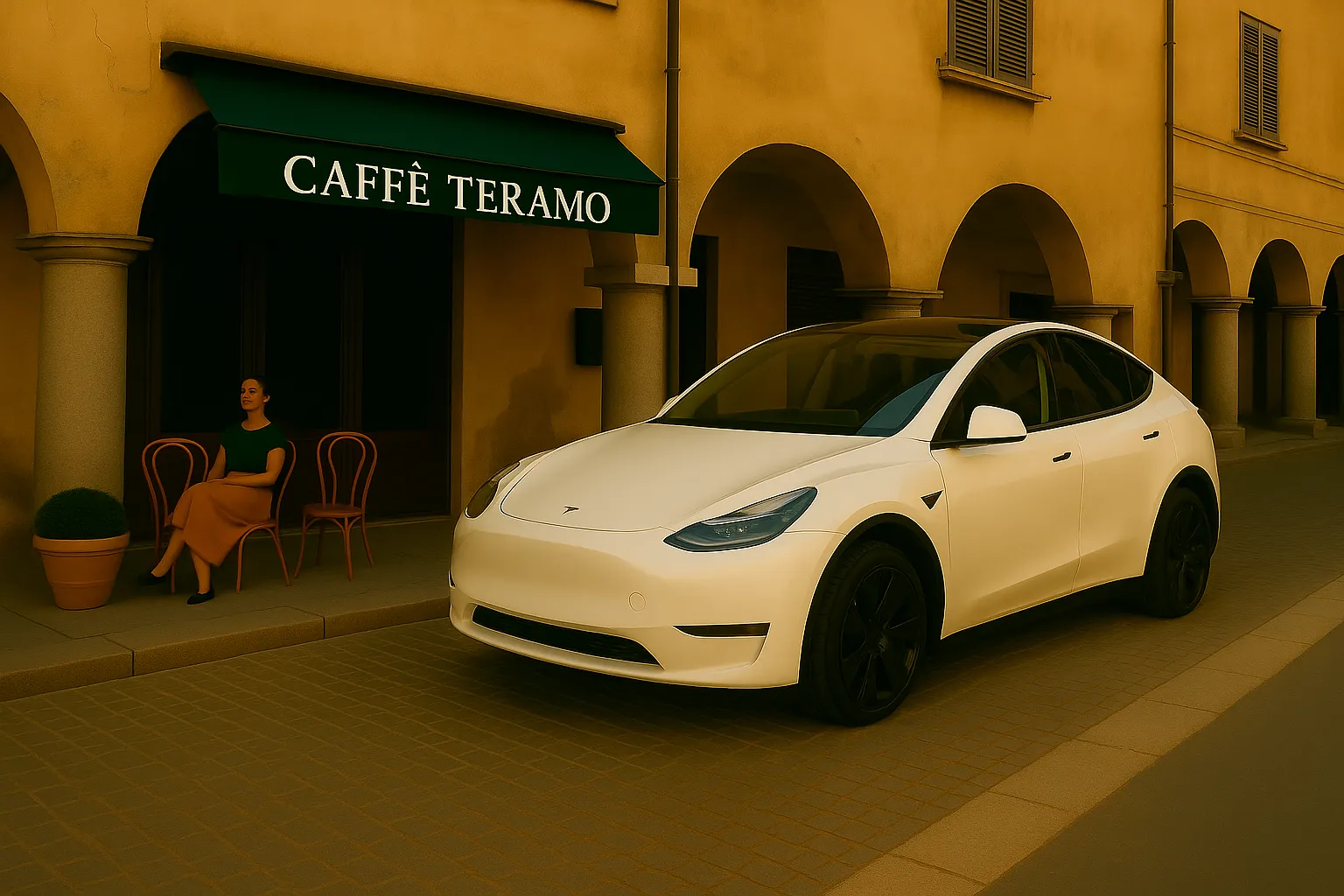 Colonnina EV installata a Teramo