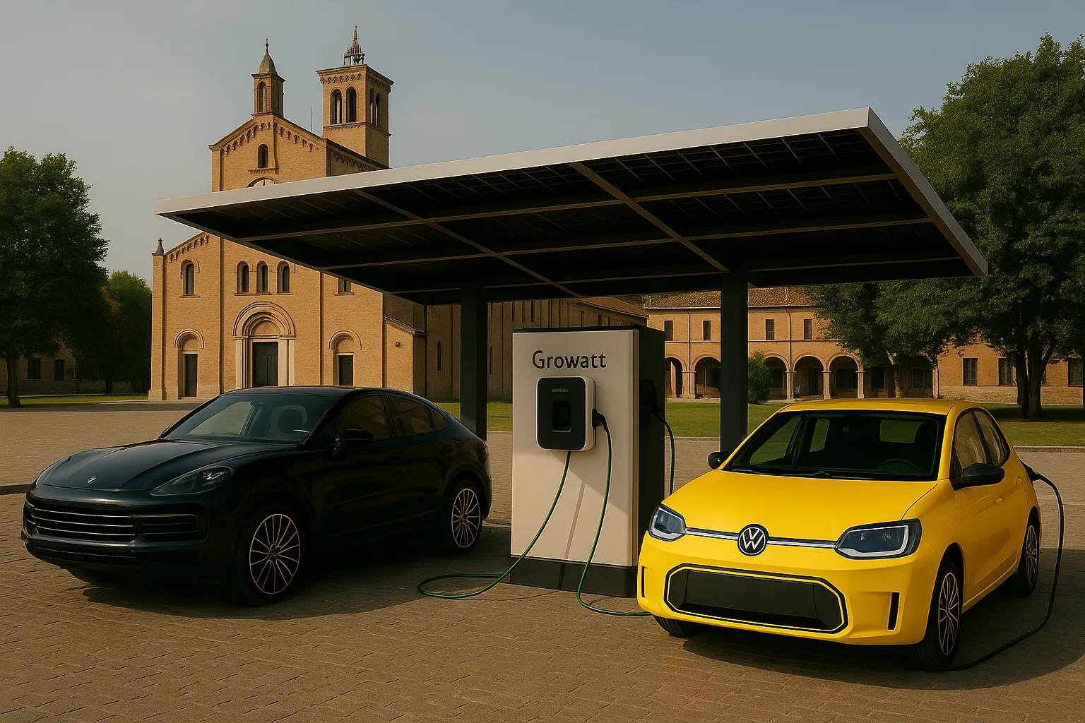 Colonnina EV installata ad Alessandria