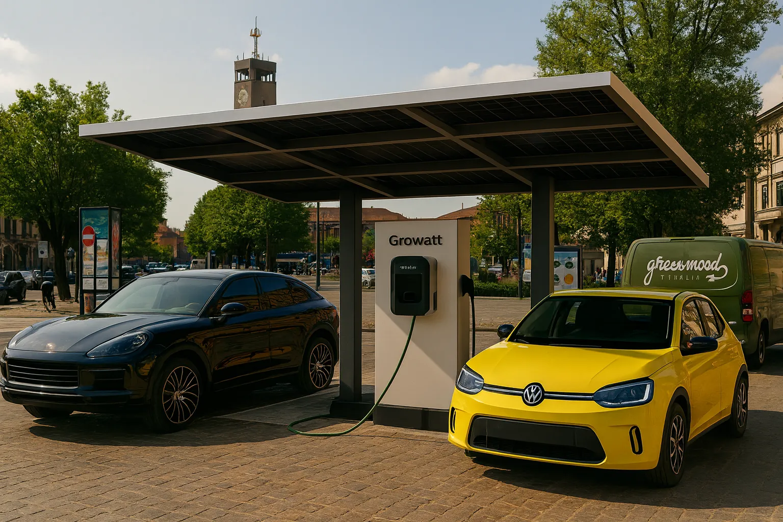 Grafico ROI colonnine EV Alessandria