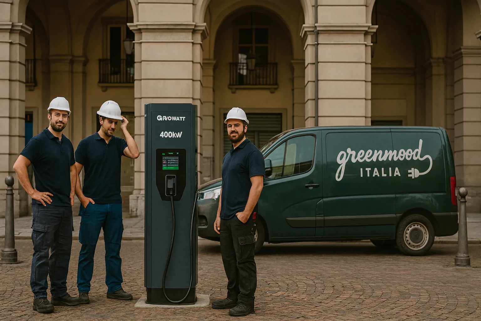Pensilina EV e fotovoltaico ad Alessandria