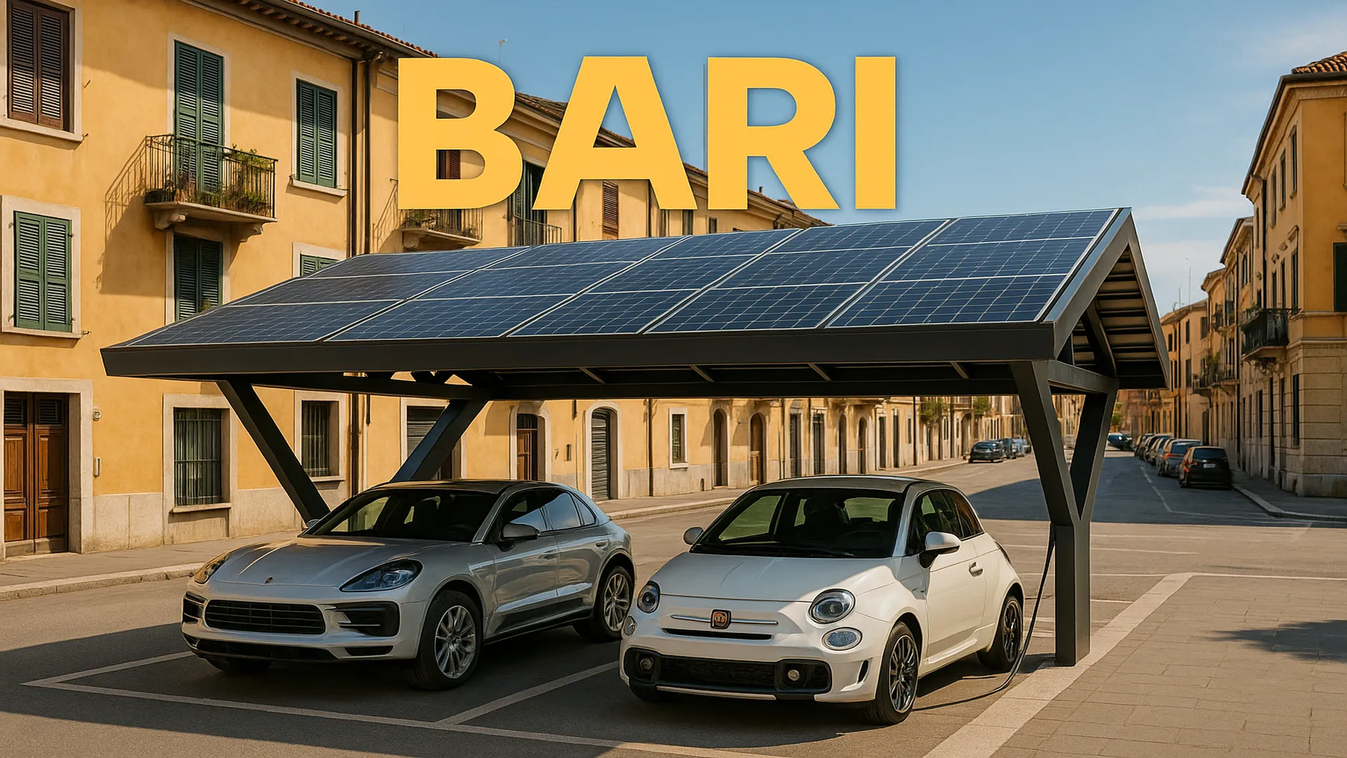 Concetto accumulo e smart grid - Bari