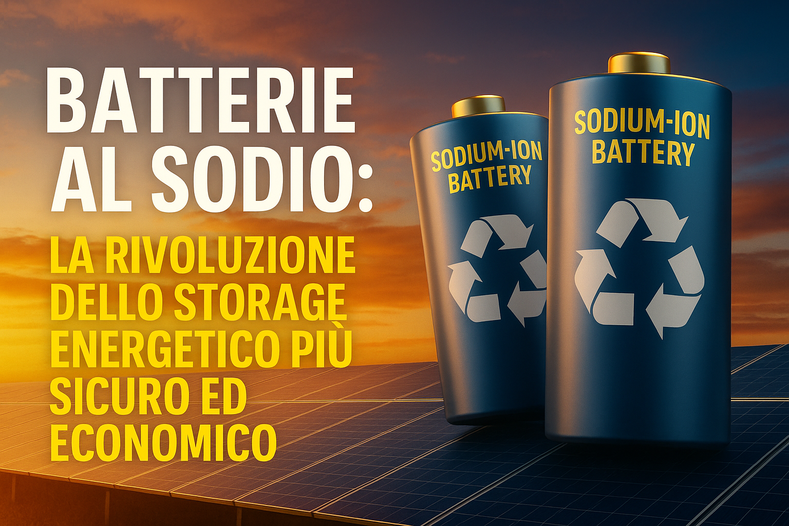 Batterie al sodio installate da Peak Energy per accumulo energetico su scala industriale