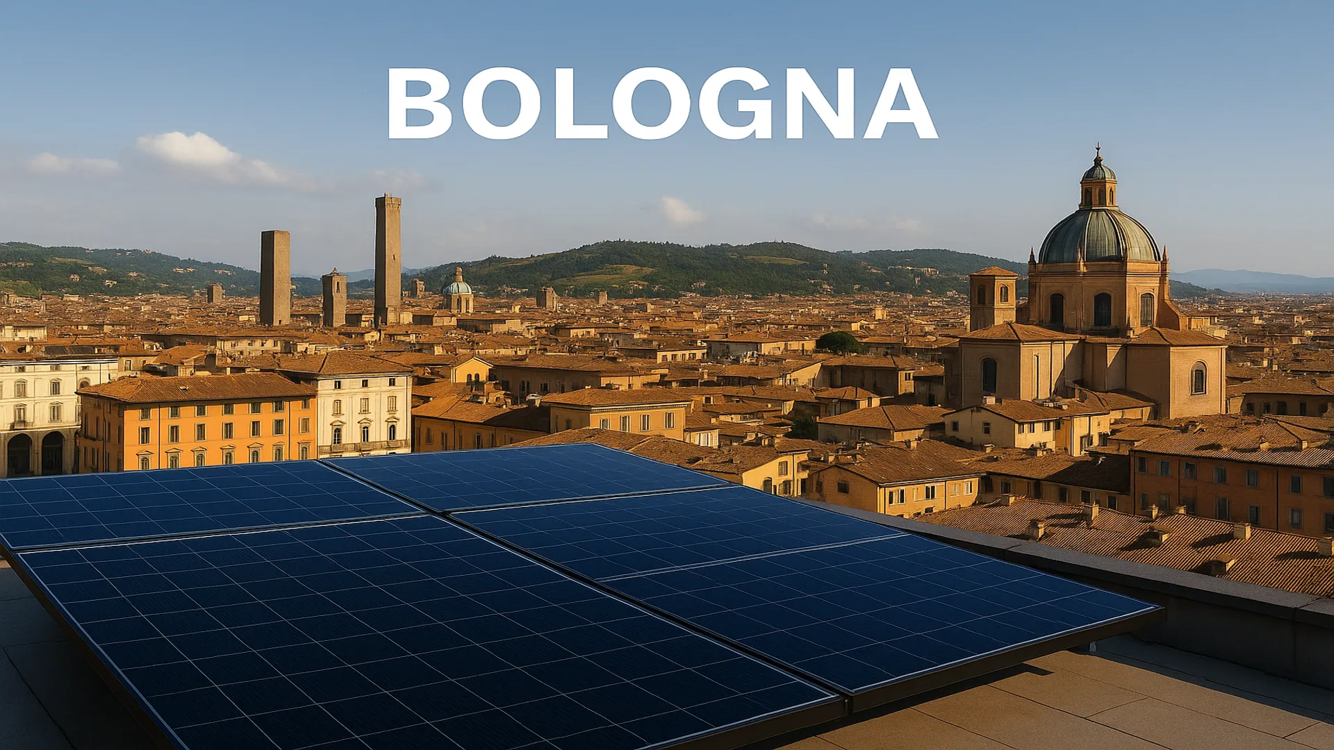 Pannelli solari su tetto - Bologna