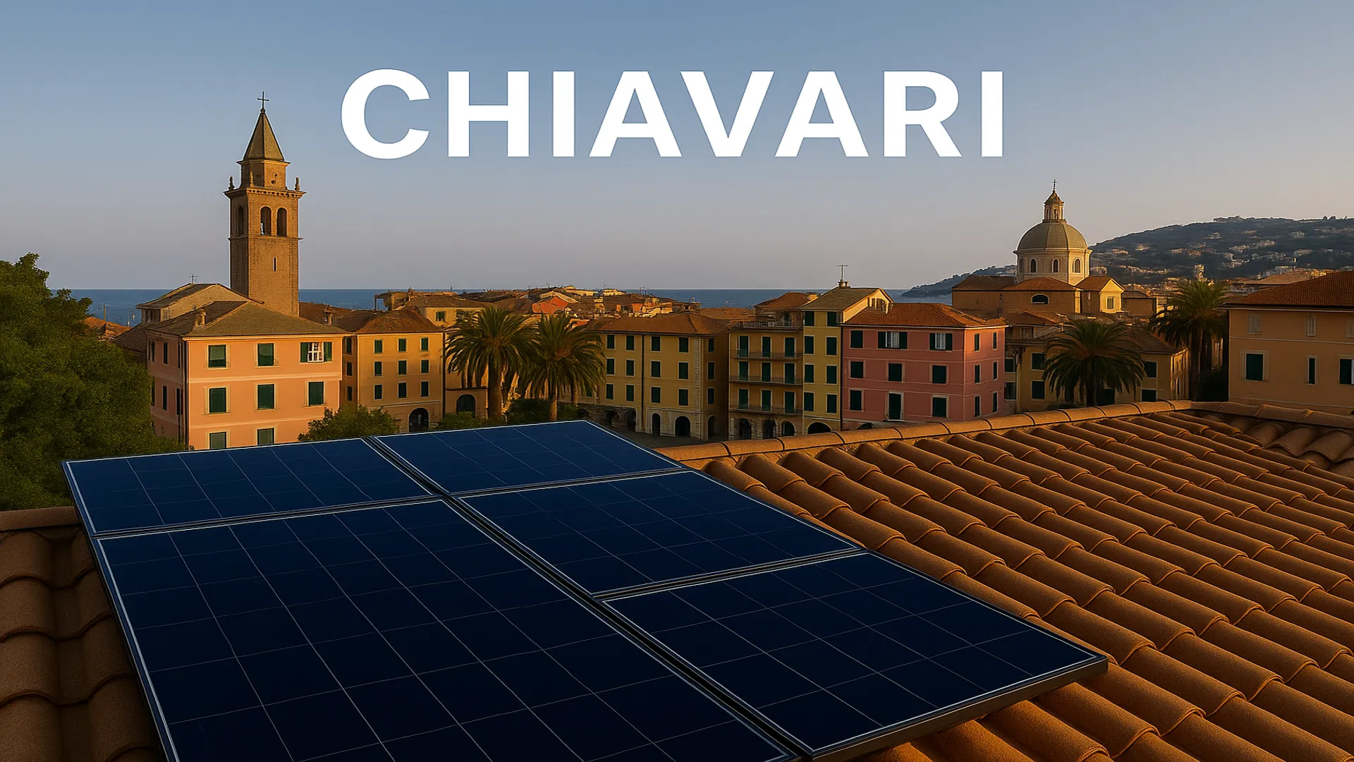 Pannelli solari su tetto - Chiavari