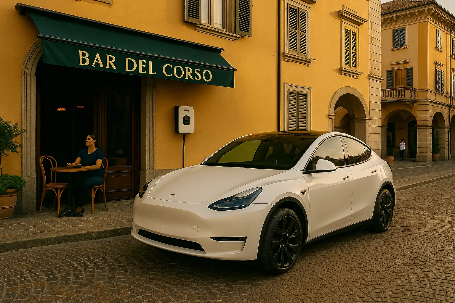 Colonnina EV installata a Cuneo in zona centrale