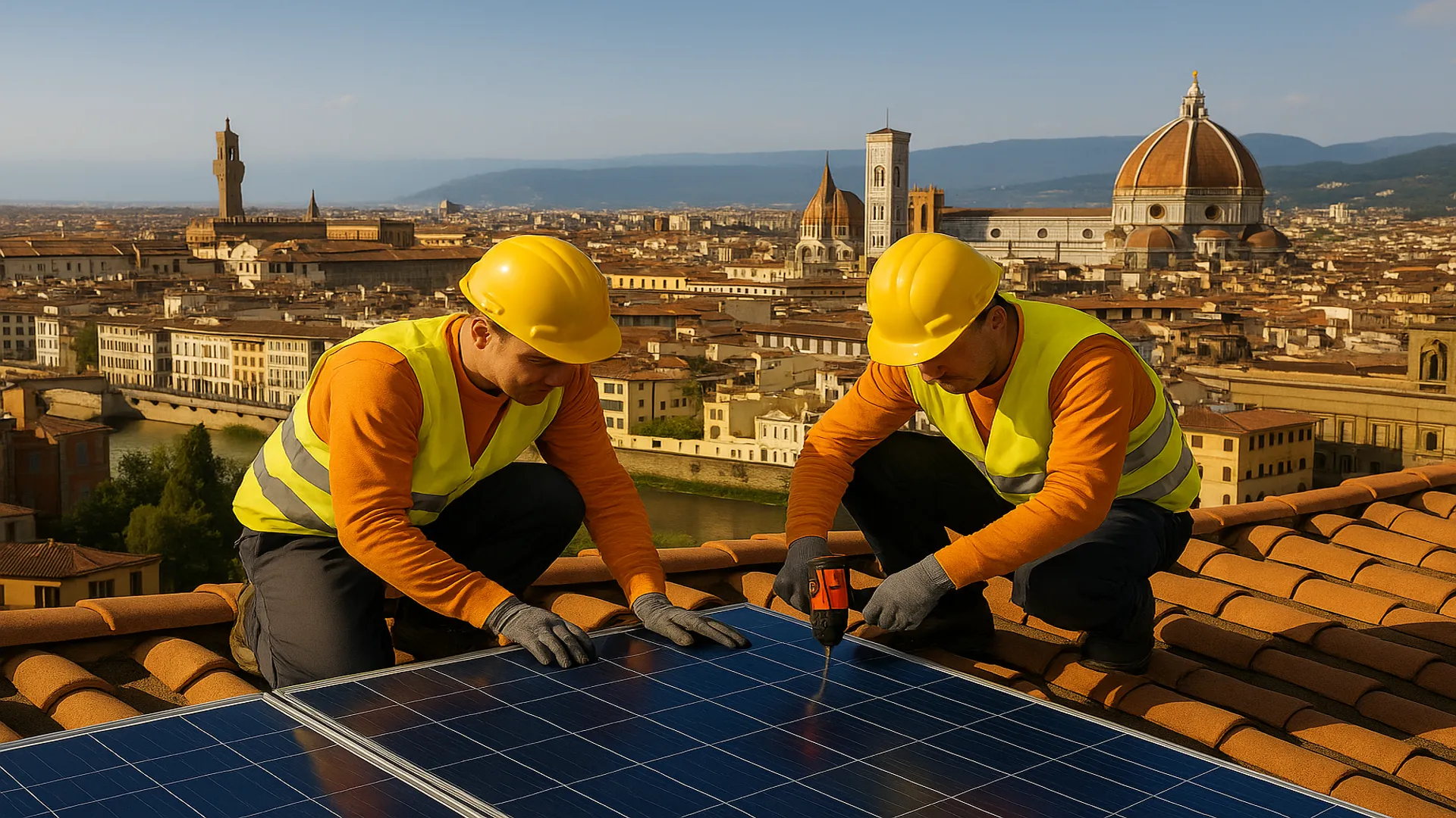 Concetto accumulo e smart grid - Firenze