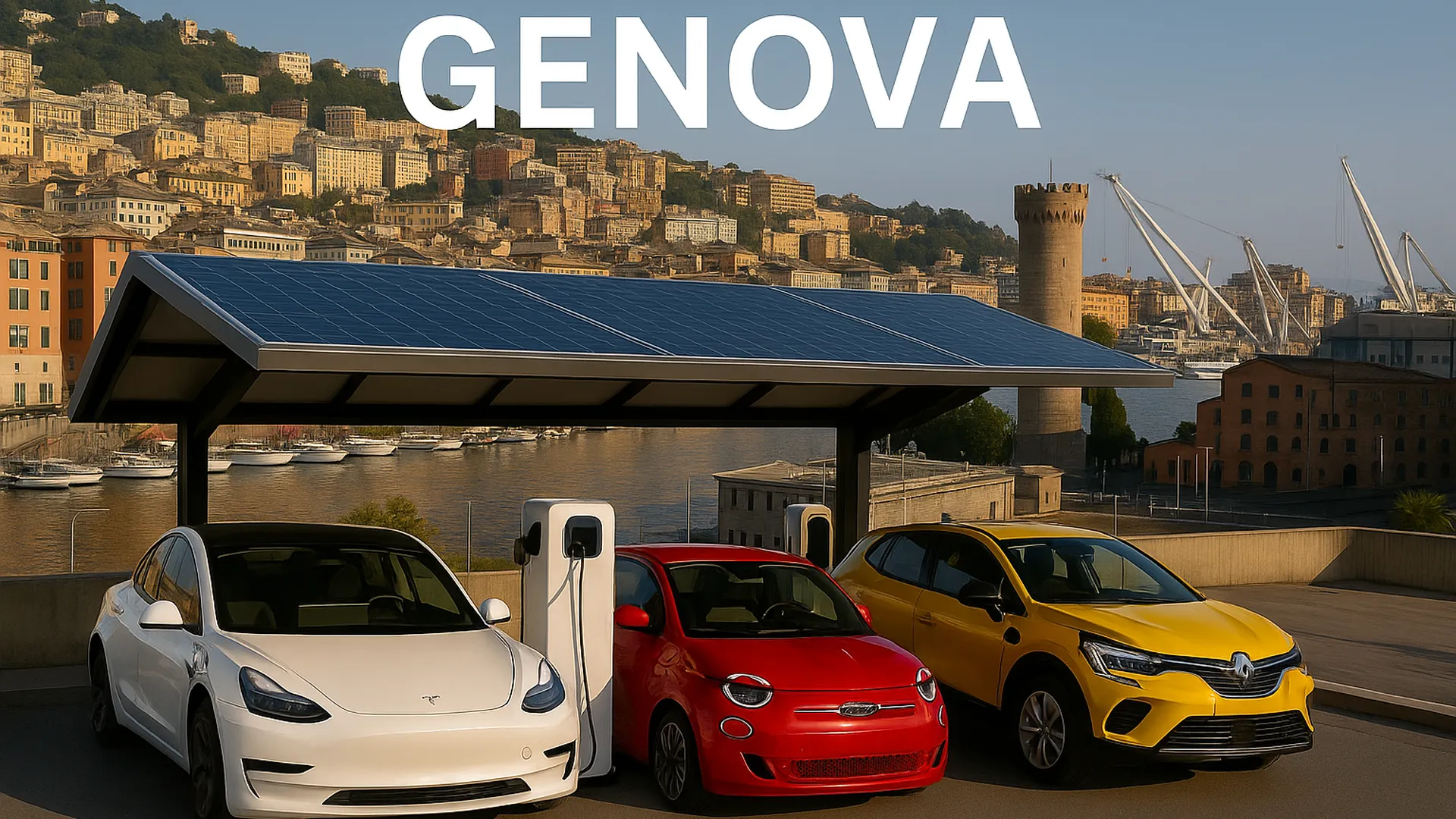 Concetto accumulo e smart grid - Genova