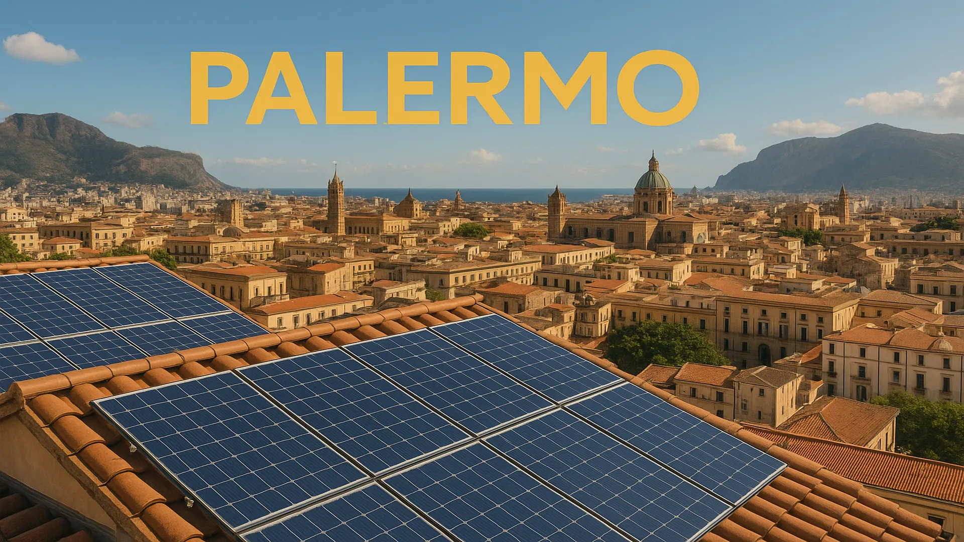 Pannelli solari su tetto - Palermo