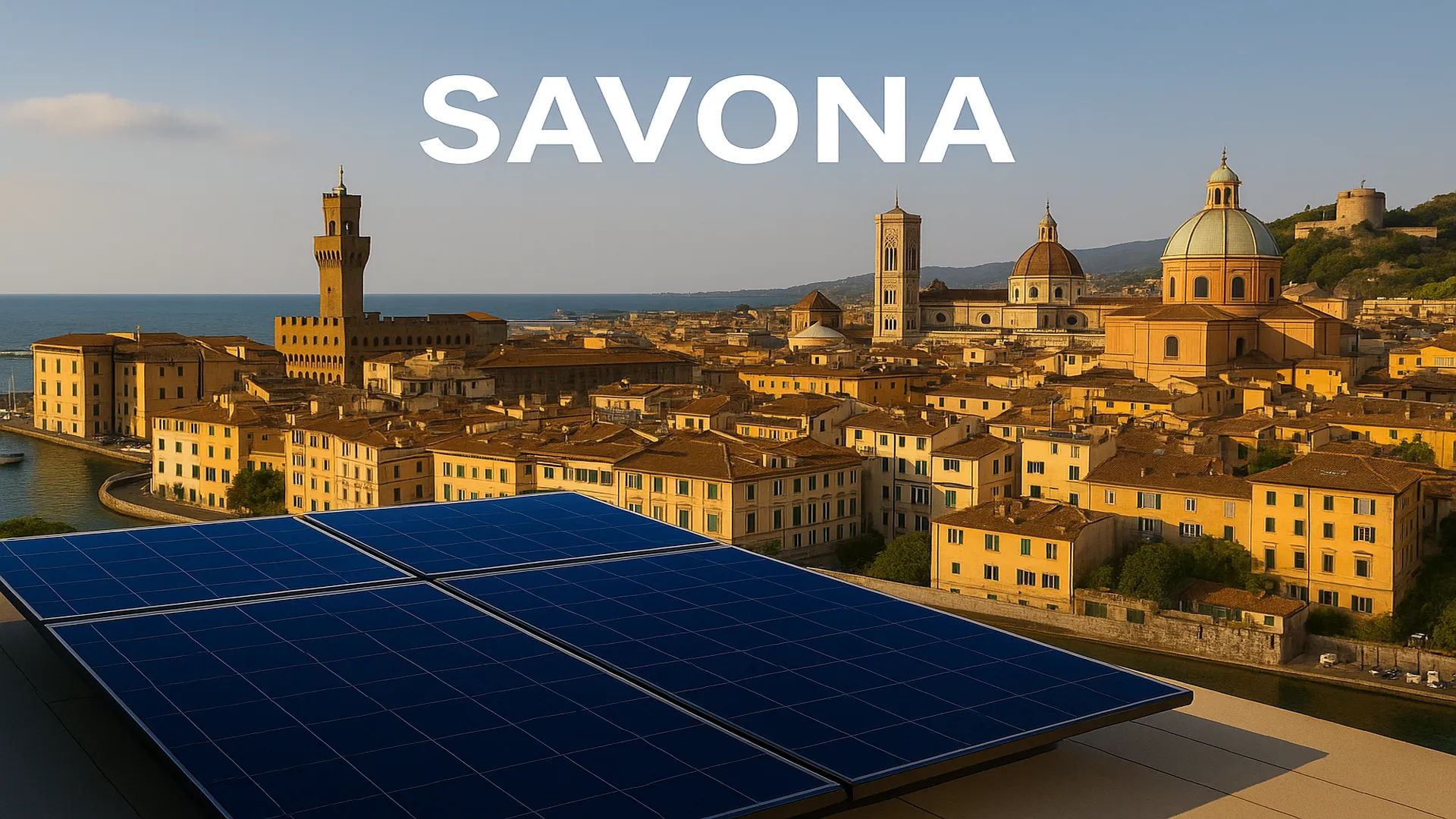 Pannelli solari su tetto - Savona