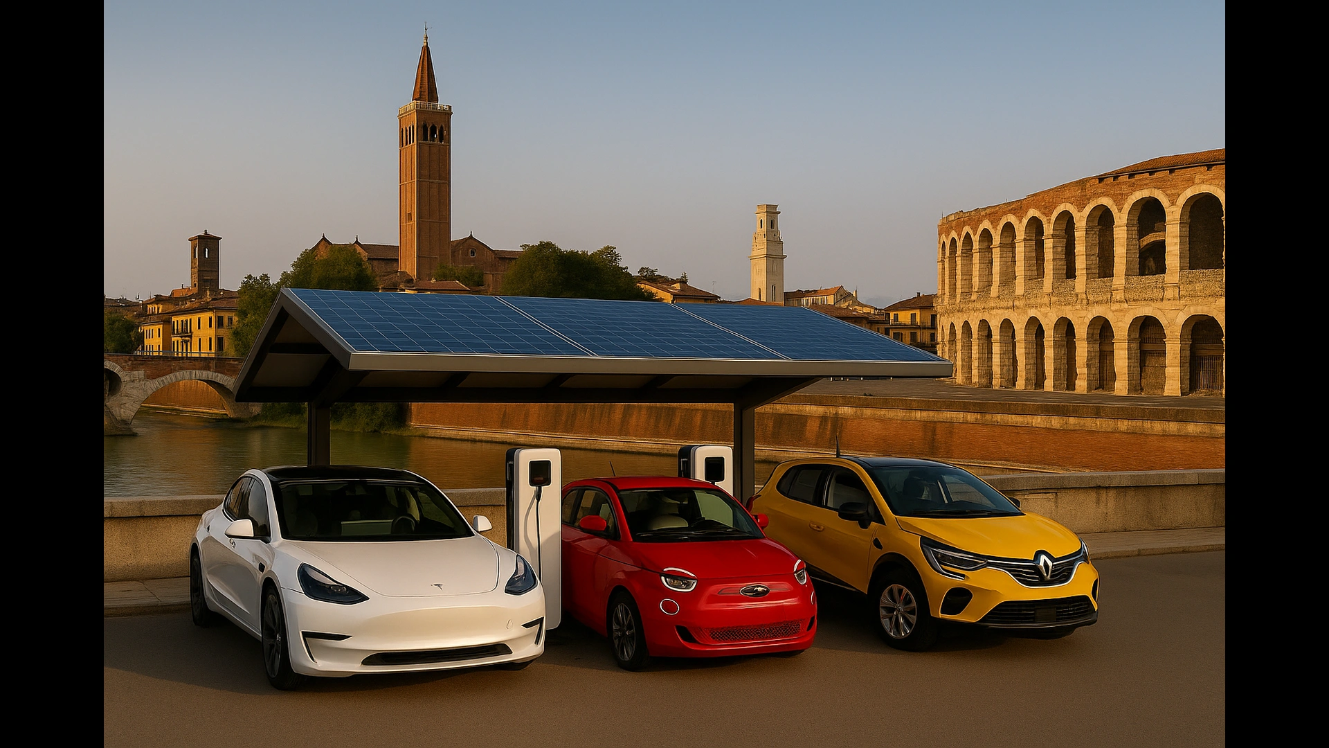 Concetto accumulo e smart grid - Verona