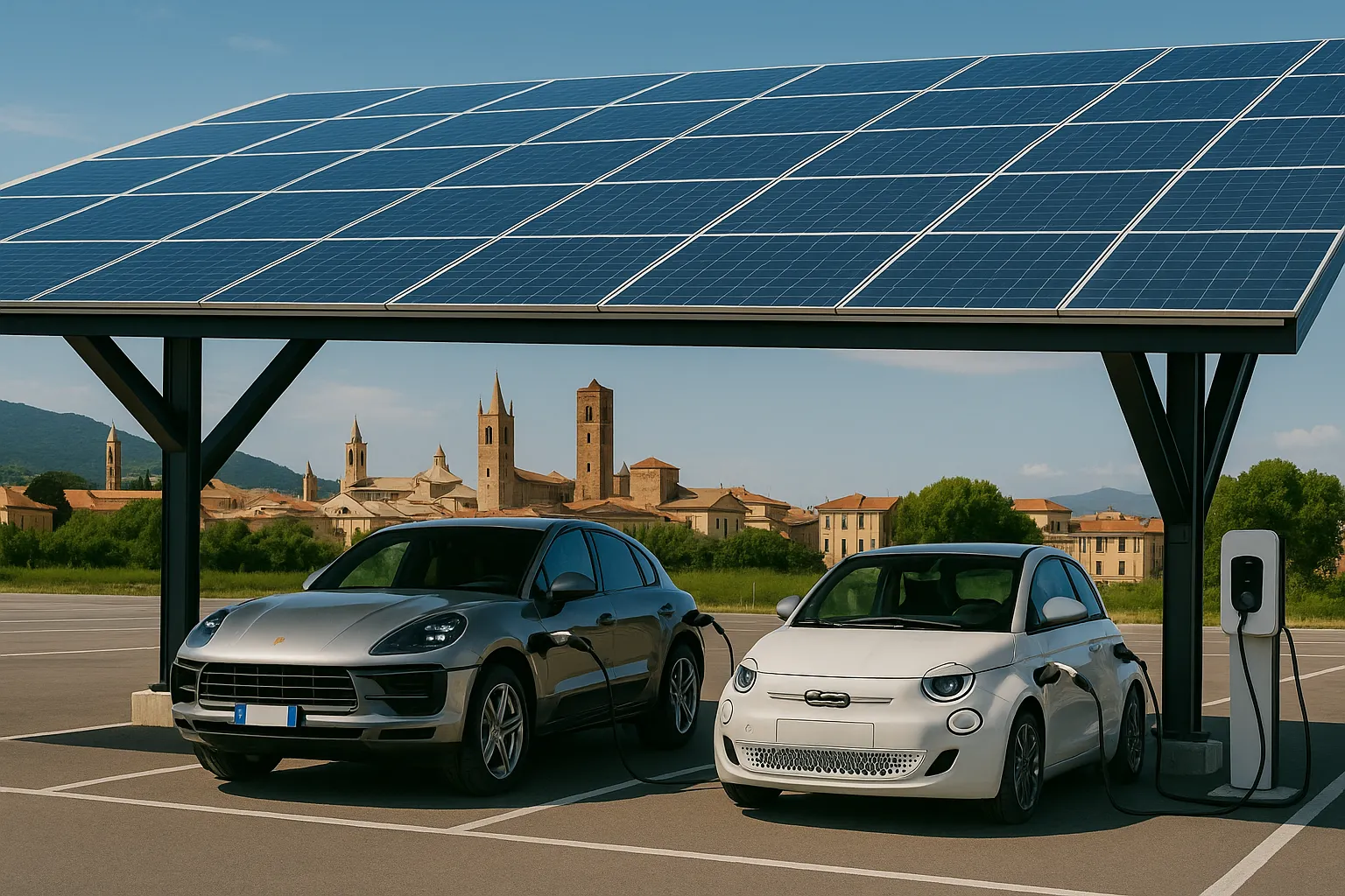 Ricarica EV fotovoltaico Albenga