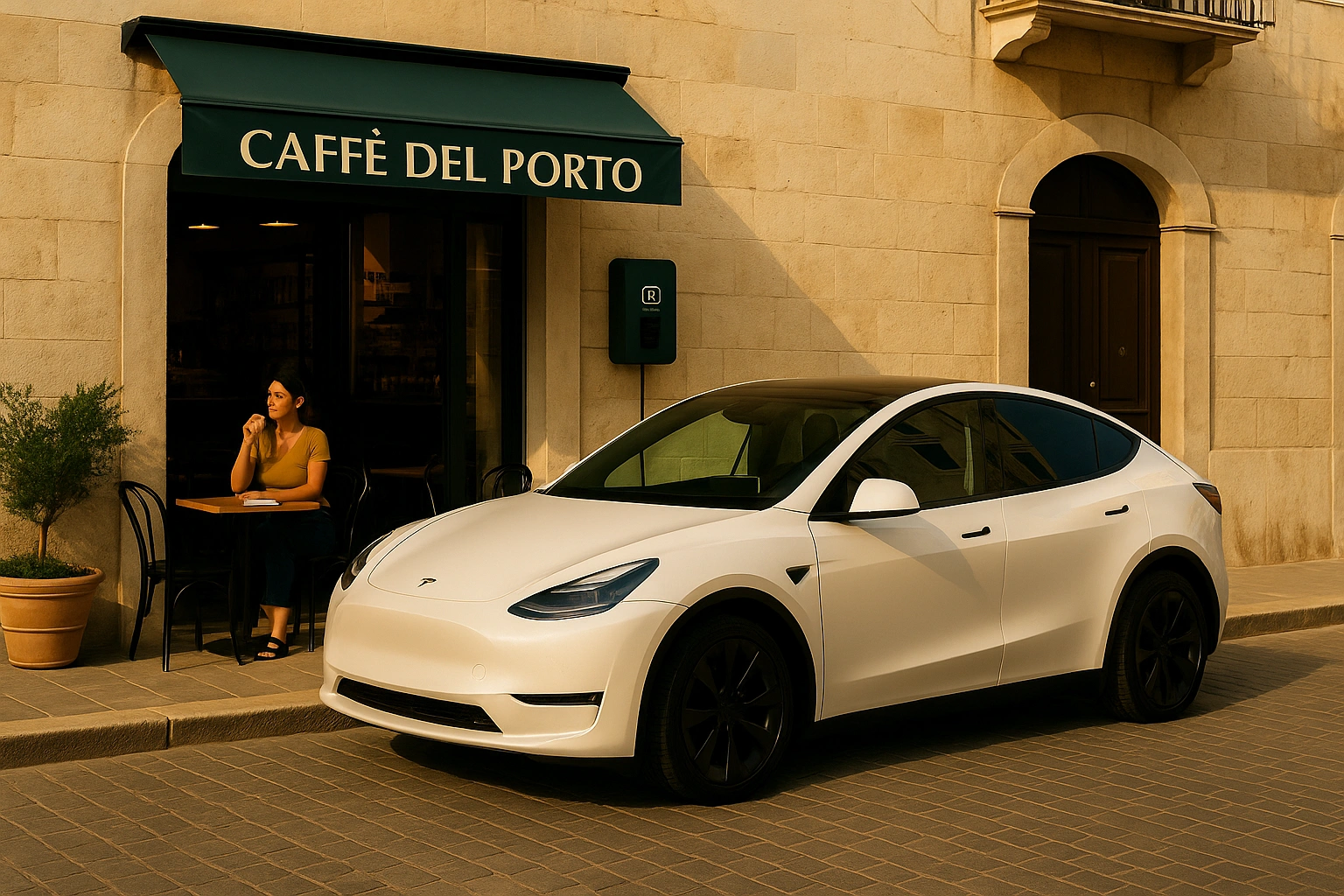 Colonnina EV installata a Bari in zona centrale