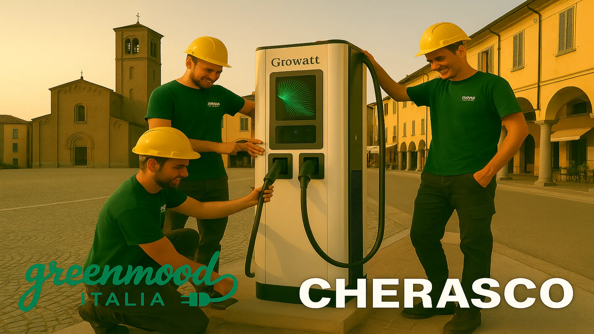 Fotovoltaico con colonnina EV