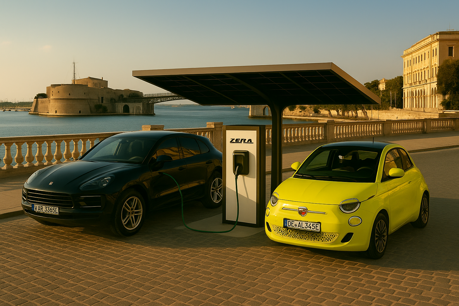 Guadagni e ROI colonnine EV a Taranto