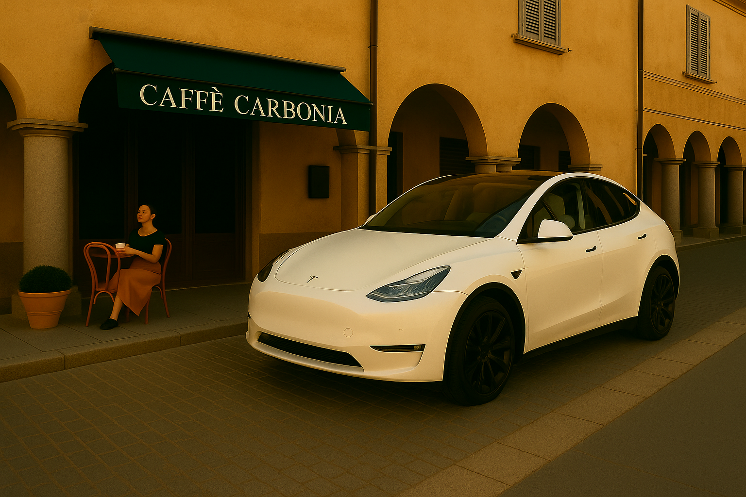 Colonnina EV installata a Carbonia