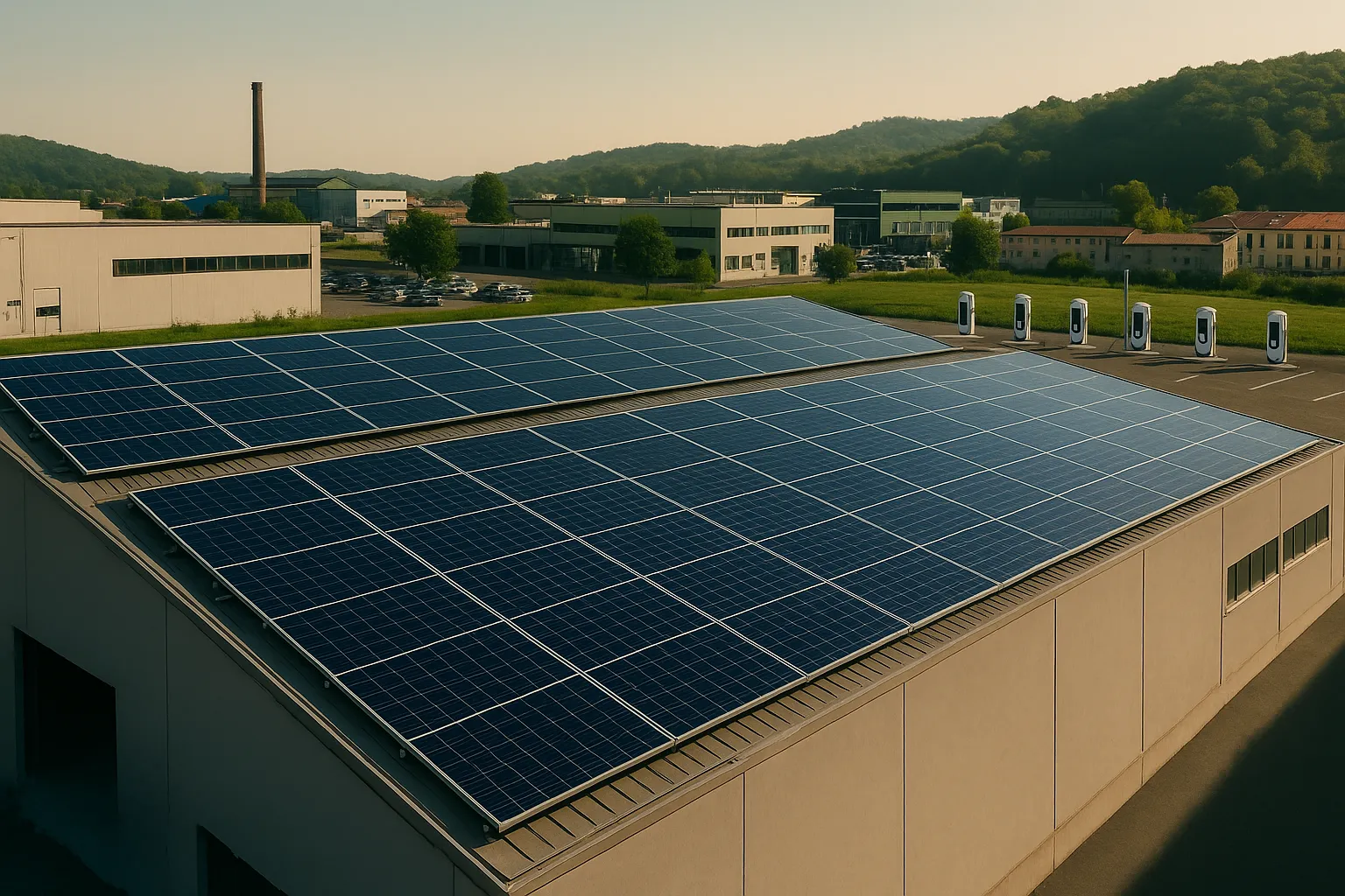 Impianto fotovoltaico su tetto a Carcare realizzato da Green Mood