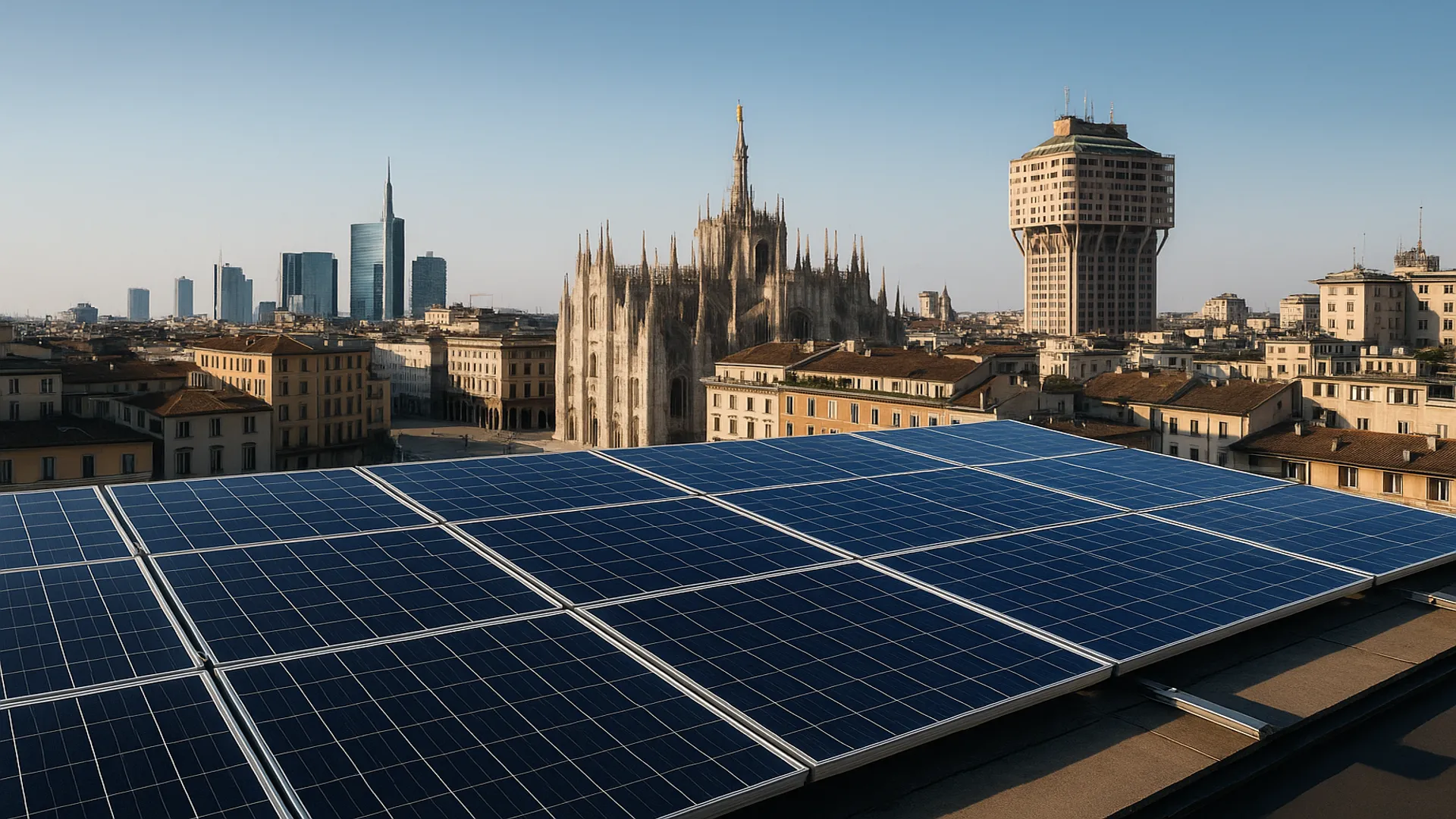 Impianto fotovoltaico a Milano
