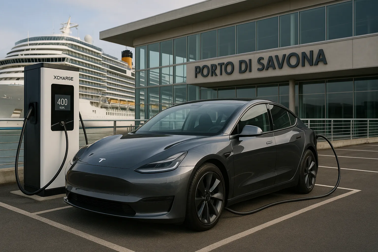 Colonnine EV a Savona: installazione Green Mood al Porto di Savona