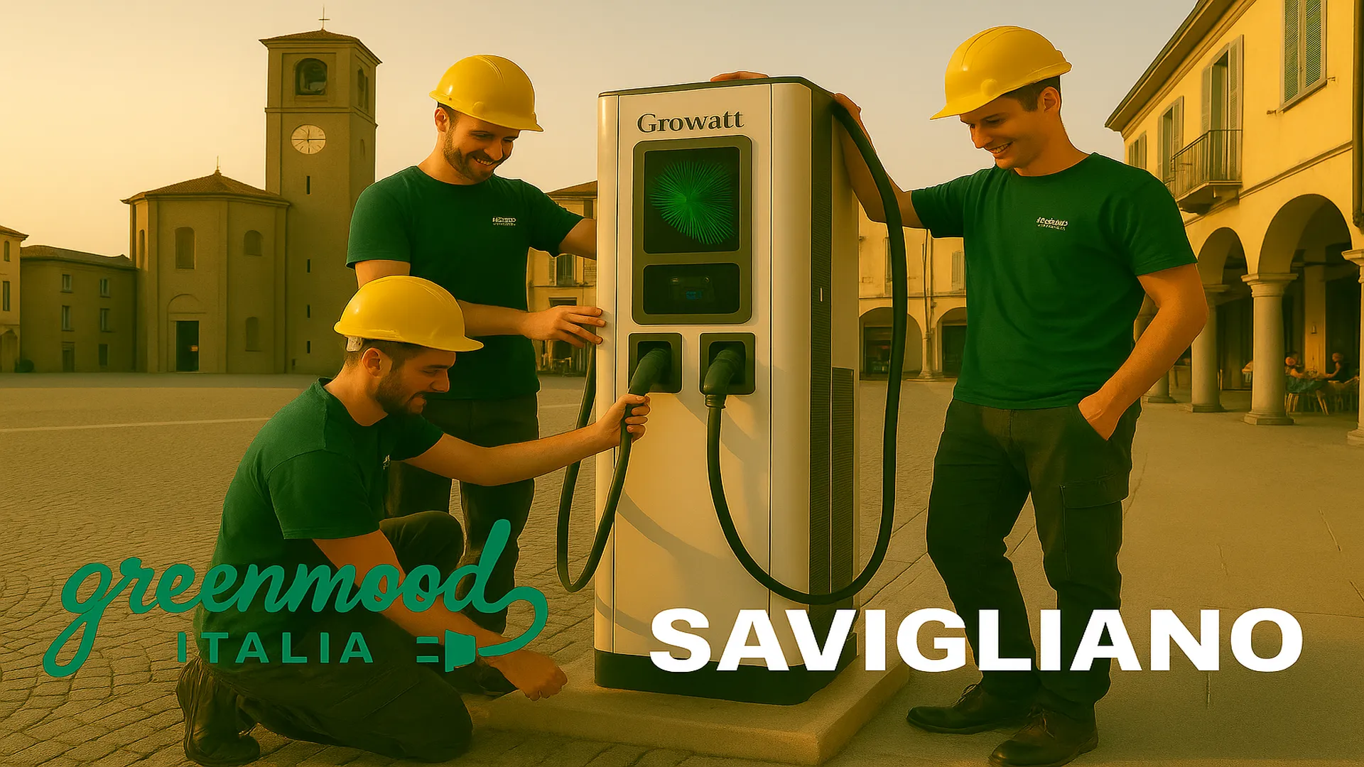 Pensilina fotovoltaica a Savigliano