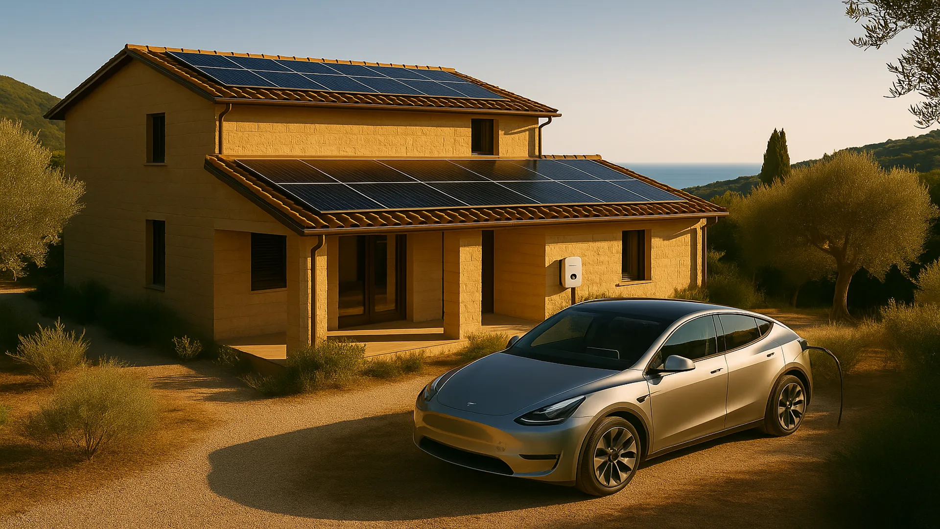 Auto elettrica e wallbox Savona