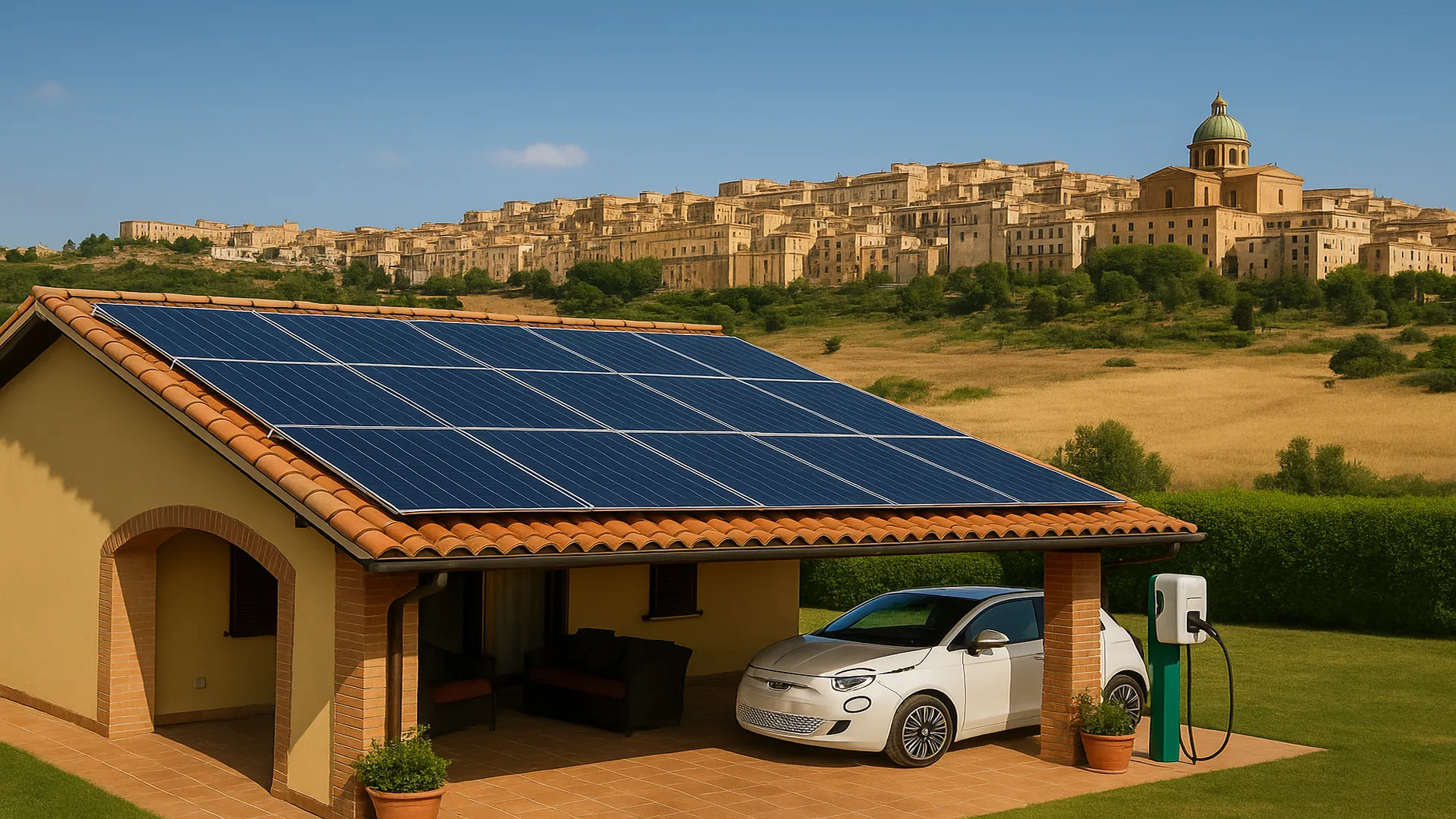 Impianto fotovoltaico Agrigento - esempio reale