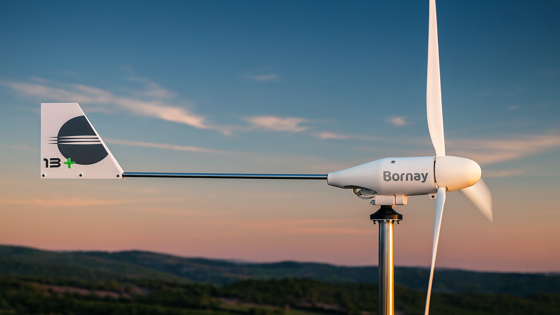 Turbina Bornay su tetto con fotovoltaico