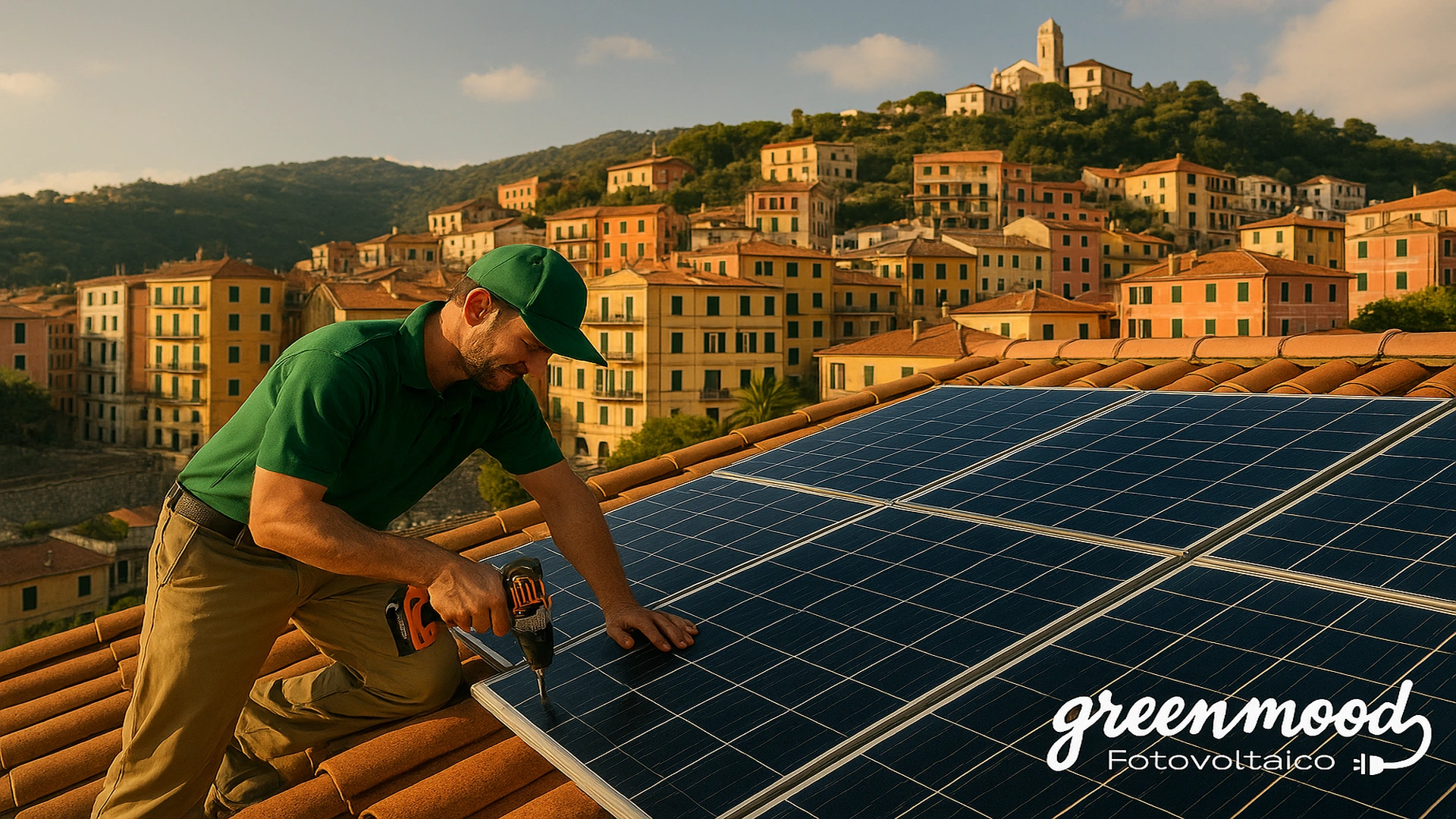 Impianto fotovoltaico Green Mood a Genova con cliente soddisfatto