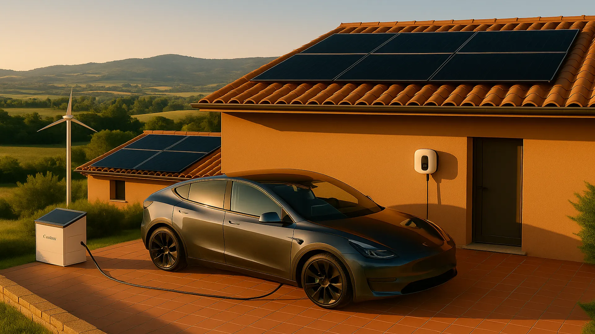 Impianto fotovoltaico su tetto in Umbria