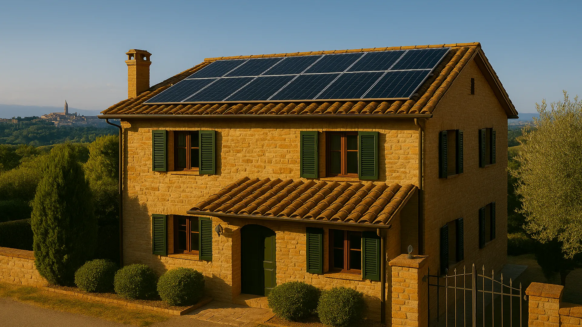 Impianto fotovoltaico a Perugia