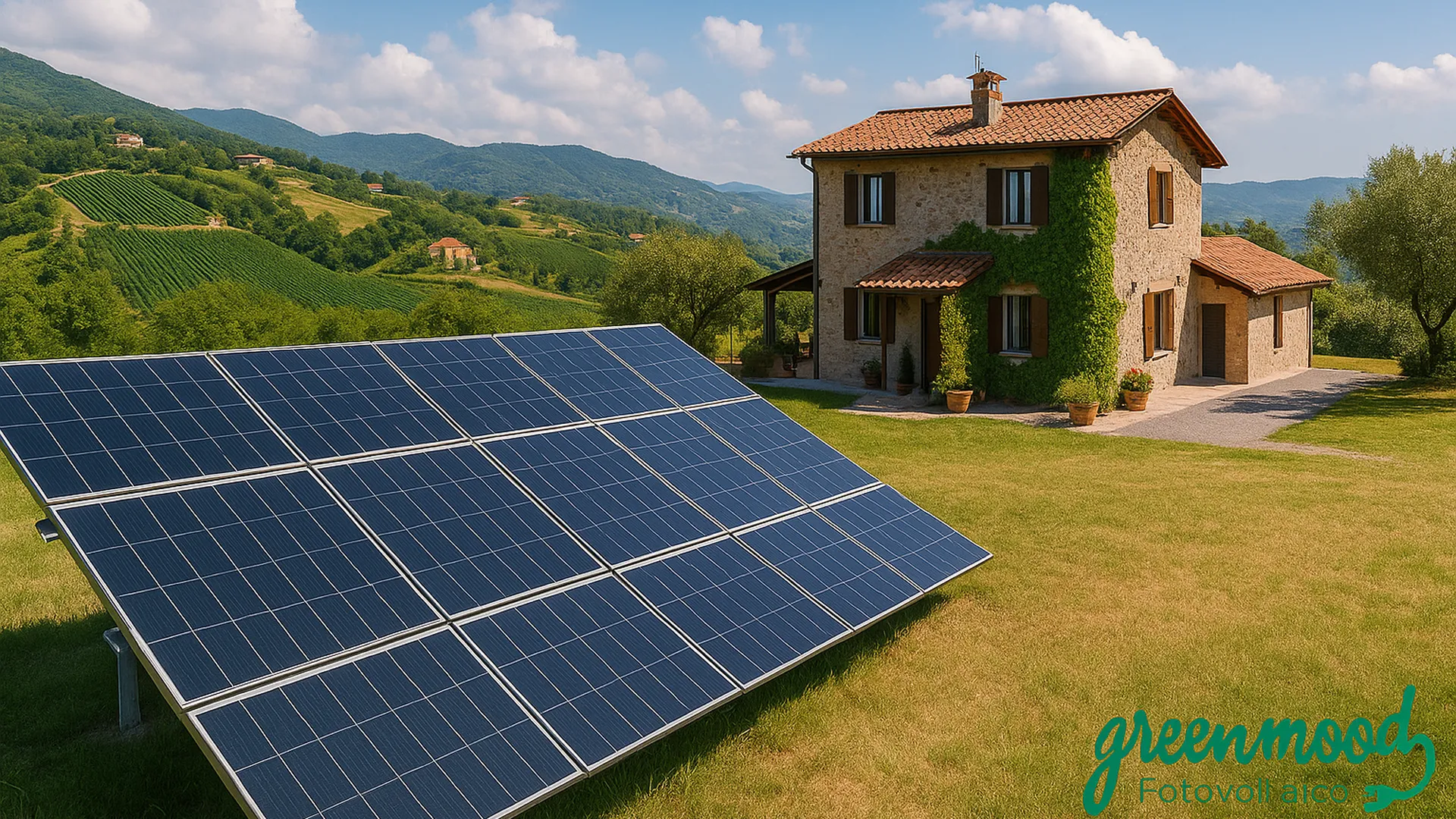 Famiglia con impianto fotovoltaico a Savona