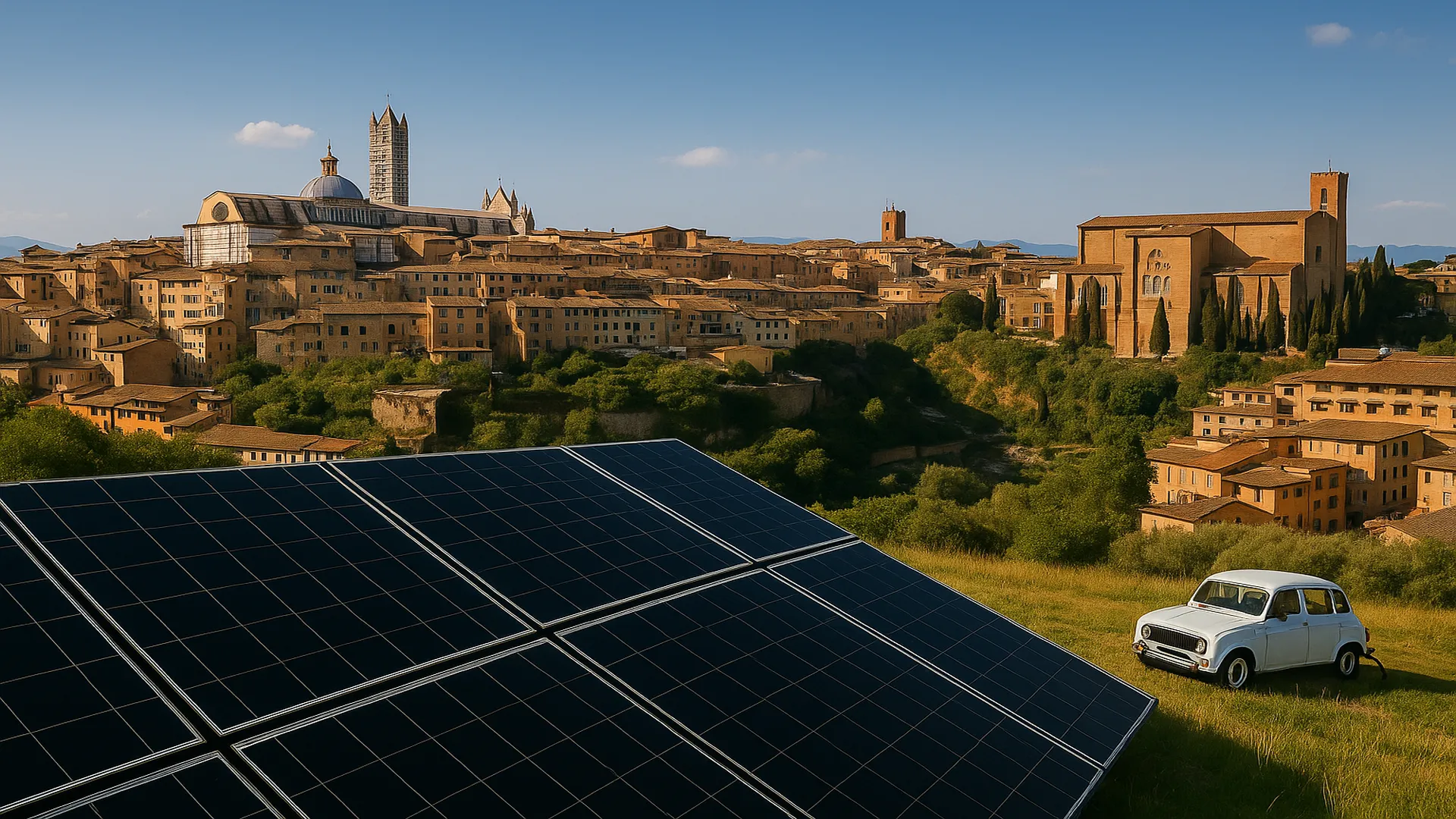 Impianto fotovoltaico a Siena