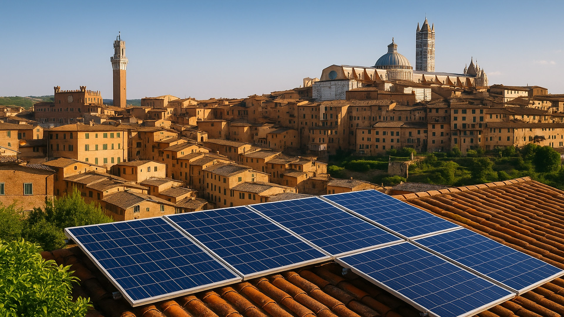 Impianto fotovoltaico Siena Green Mood