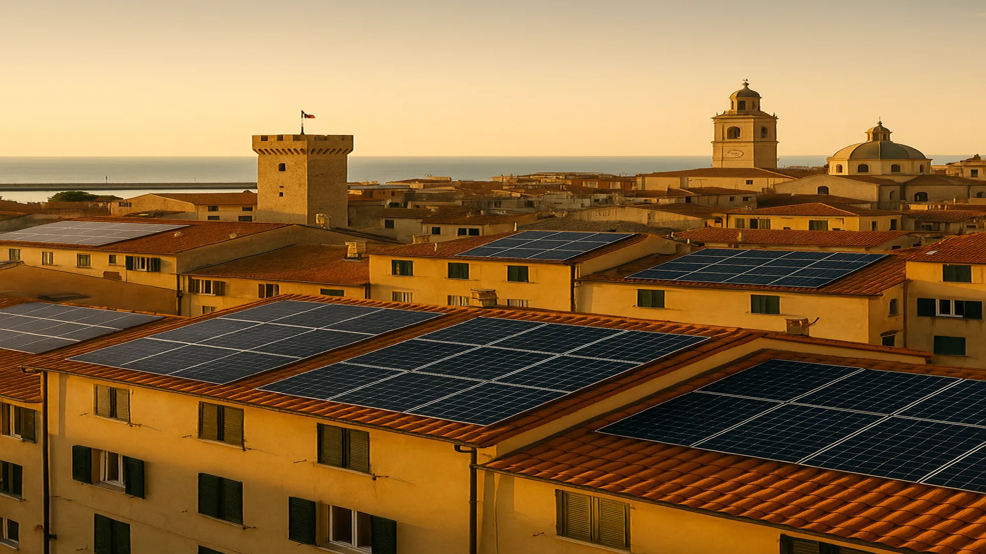 Centro storico Savona con FV