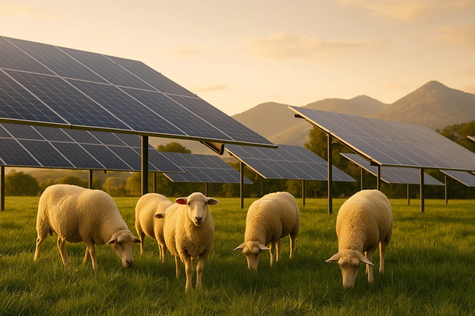 Campi senesi con agrivoltaico – convivenza tra agricoltura ed energia