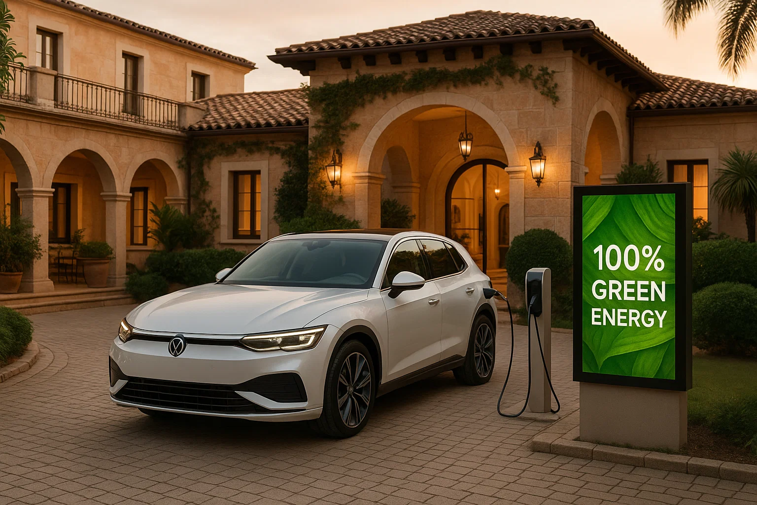 Panoramica sostenibile su Cagliari con fotovoltaico e mobilità elettrica