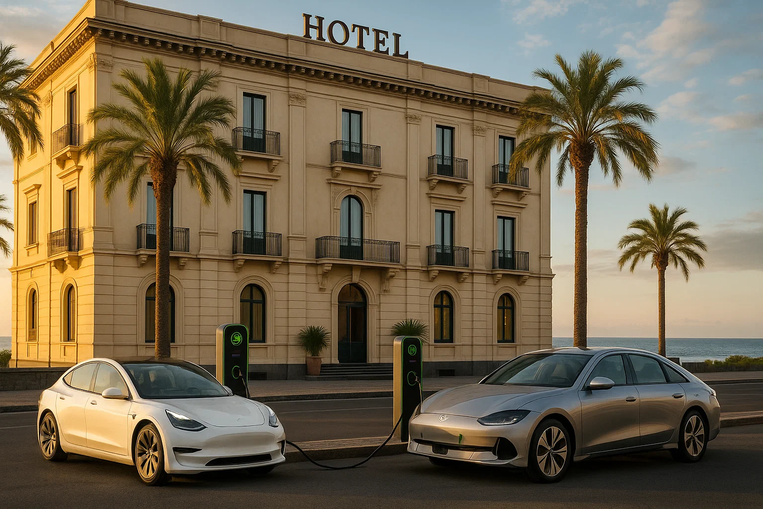 Hotel a Catania con colonnina EV Green Mood