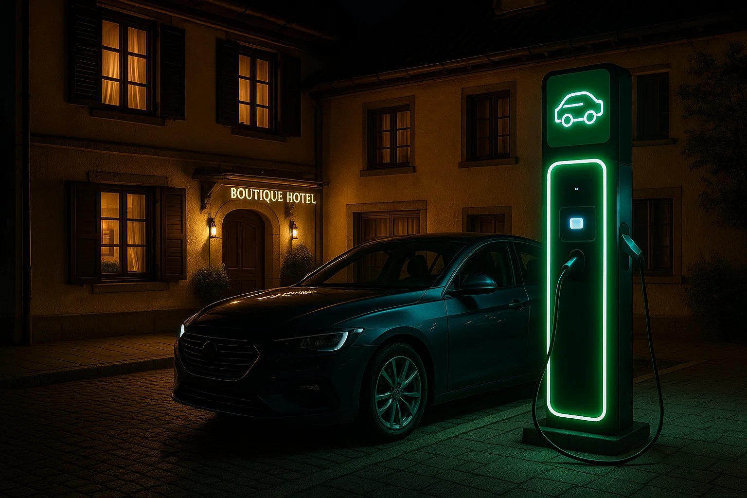 Hotel a Cremona con colonnina EV Green Mood