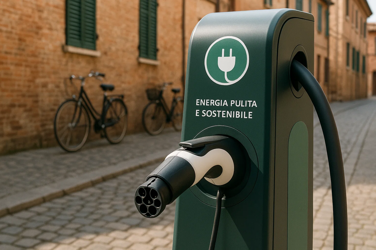 Hotel a Ferrara con colonnina EV Green Mood